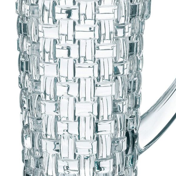 RIEDEL NACHTMANN Basket Weave Bossa Nova Crystal Pitcher Jug New Boxed 42 oz. - Picture 6 of 7